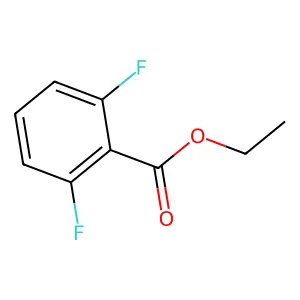 Benzoic acid, 2,6-difluoro-, ethyl ester structure