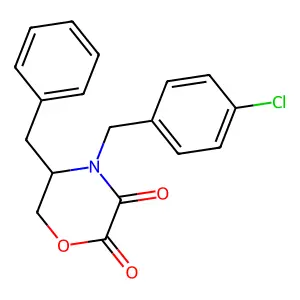 (2E,6E)-2,6-bis(3,4-dichlorobenzylidene)cyclohexanone structure
