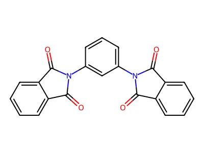 2,2'-(1,3-Phenylene)bis(1H-isoindole-1,3(2H)-dione) structure