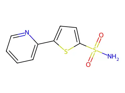 5-(2-Pyridinyl)-2-thiophenesulfonamide structure