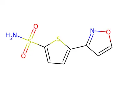 5-(3-Isoxazolyl)-2-thiophenesulfonamide structure
