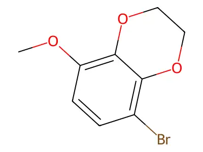 5-Bromo-8-methoxy-2,3-dihydrobenzo[B][1,4]dioxine structure