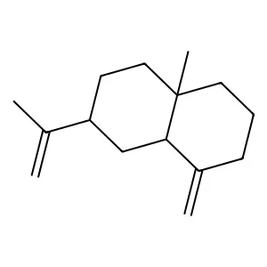 7-Isopropenyl-4a-methyl-1-methylenedecahydronaphthalene structure