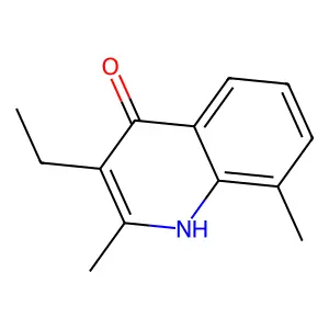 3-Ethyl-2,8-dimethylquinolin-4-ol structure