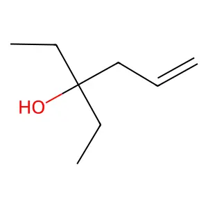 3-Ethyl-5-hexen-3-ol structure