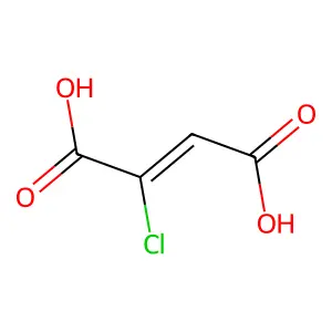 2-氯-2-丁烯二酸 structure
