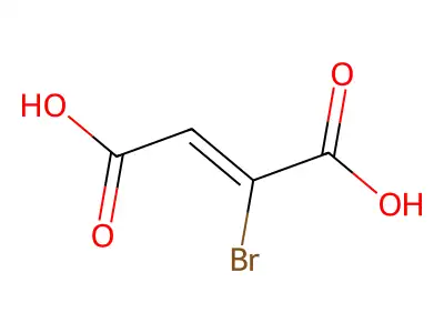 (2Z)-2-bromobut-2-enedioic acid structure