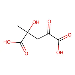2-Hydroxy-2-methyl-4-oxopentanedioic acid structure