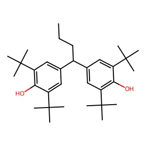 Phenol, 4,4'-butylidenebis[2,6-bis(1,1-dimethylethyl)- structure