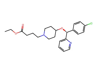 rac Bepotastine Ethyl Ester structure