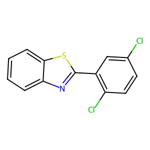 2-(2,5-Dichlorophenyl)-1,3-benzothiazole structure