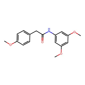 N-(3,5-dimethoxyphenyl)-2-(4-methoxyphenyl)acetamide structure