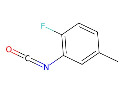 2-Fluoro-5-methylphenyl isocyanate structure