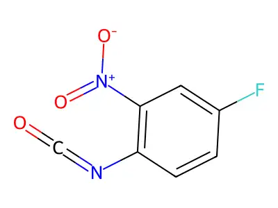 4-Fluoro-2-nitrophenyl isocyanate structure