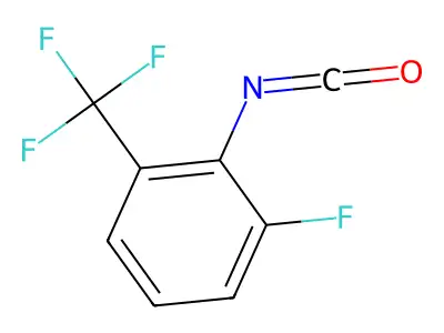 2-Fluoro-6-(trifluoromethyl)phenyl isocyanate structure
