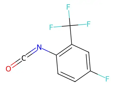 4-Fluoro-1-isocyanato-2-(trifluoromethyl)benzene structure