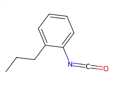 1-Isocyanato-2-propylbenzene structure