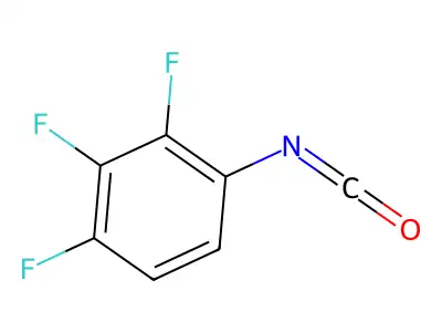 2,3,4-Trifluorophenyl isocyanate structure