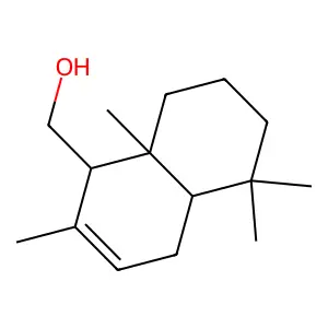 (2,5,5,8a-Tetramethyl-1,4,4a,5,6,7,8,8a-octahydronaphthalen-1-yl)methanol structure