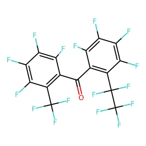 Perfluoro(2-ethyl-2'-methylbenzophenone structure