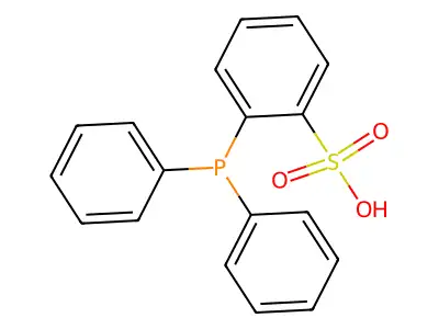 2-(Diphenylphosphino)benzenesulfonic acid structure