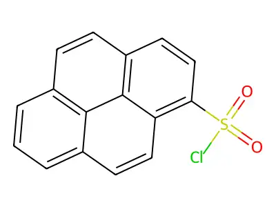 1-Pyrenesulfonyl chloride structure