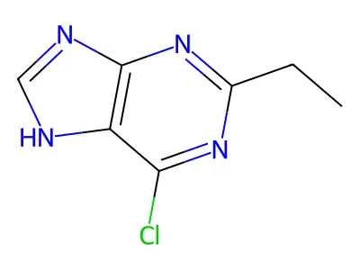 1H-Purine, 6-chloro-2-ethyl- structure