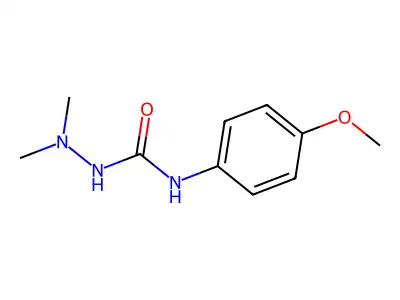 4-(P-Anisyl)-1,1-dimethylsemicarbazide structure