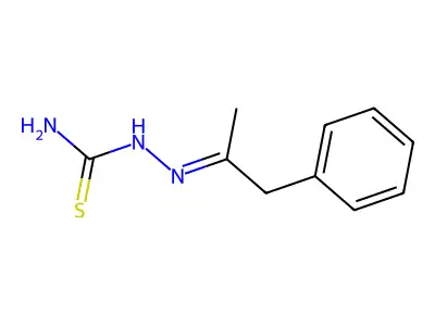 (1-Phenylpropan-2-ylideneamino)thiourea structure