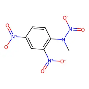 2,4-二硝基苯基甲基硝胺 structure