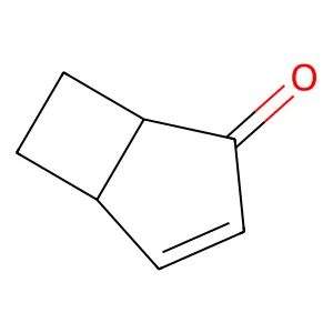 Bicyclo(3.2.0)hept-3-en-2-one structure
