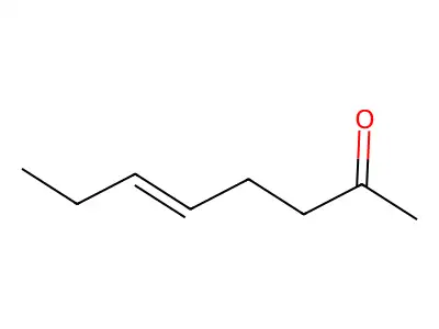 (E)-oct-5-en-2-one structure