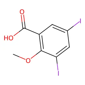 3,5-二碘邻茴香酸 structure