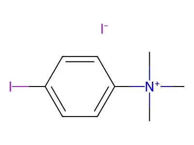 (4-Iodophenyl)-trimethylazanium structure