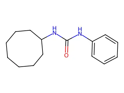 1-Cyclooctyl-3-phenylurea structure