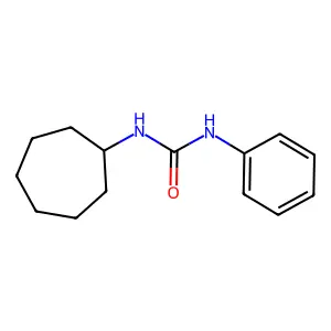 N-Cycloheptyl-N'-phenylurea structure
