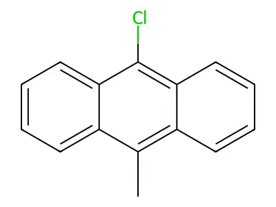 9-Chloro-10-methylanthracene structure
