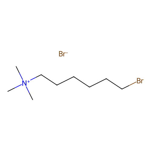 Ammonium, (6-bromohexyl)trimethyl-, bromide structure