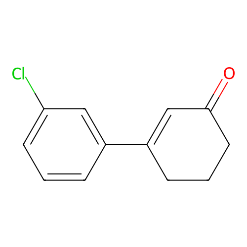3-(3-Chlorophenyl)cyclohex-2-en-1-one structure