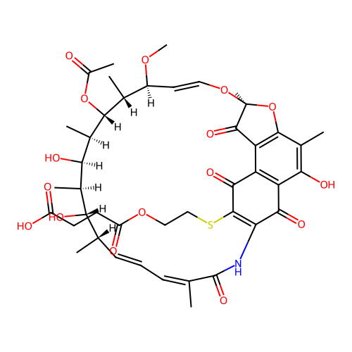Rifamycin analog structure