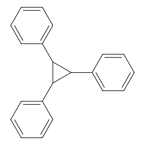 (2,3-Diphenylcyclopropyl)benzene structure