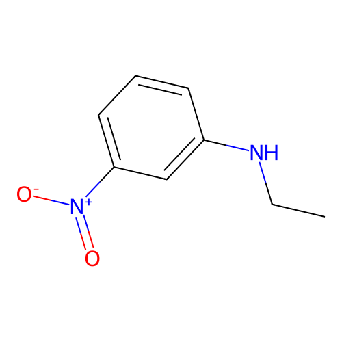 N-ethyl-3-nitroaniline structure