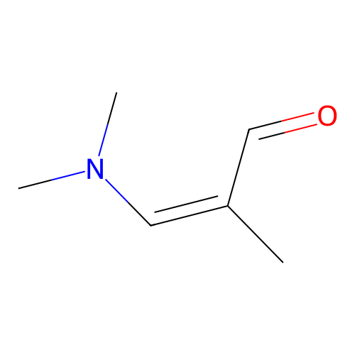 (Z)-3-(Dimethylamino)-2-methylacrylaldehyde structure