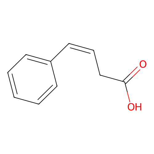 3-Butenoic acid, 4-phenyl-, (3Z)- structure
