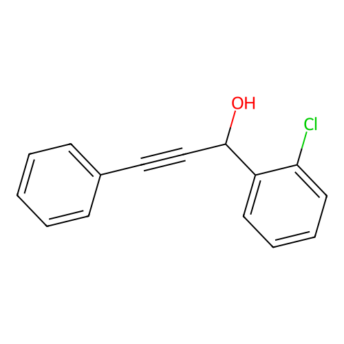 2-Chloro-alpha-(2-phenylethynyl)benZenemethanol structure