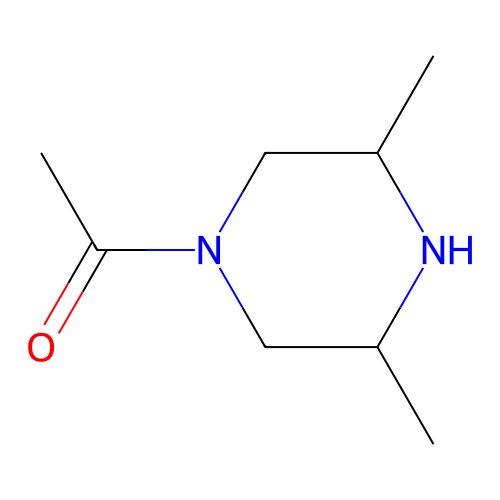 1-(3,5-Dimethylpiperazin-1-yl)ethanone structure