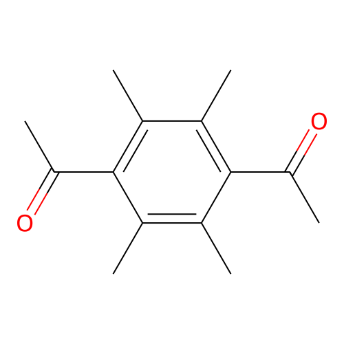 1-(4-Acetyl-2,3,5,6-tetramethylphenyl)ethanone structure