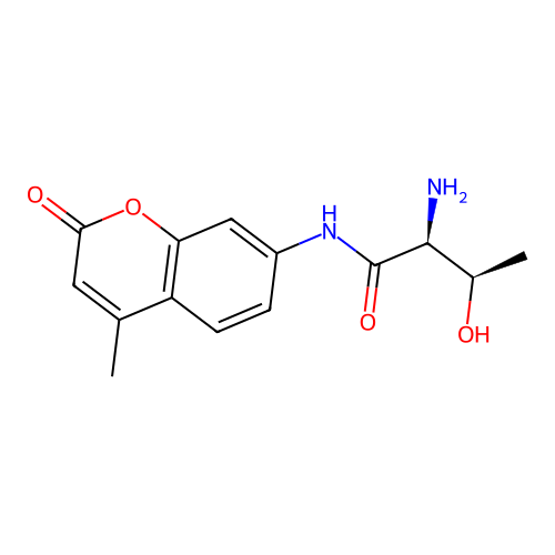 L-Threonine 7-amido-4-methylcoumarin structure