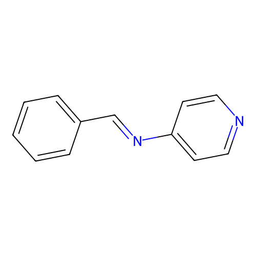 4-Benzylideneaminopyridine structure