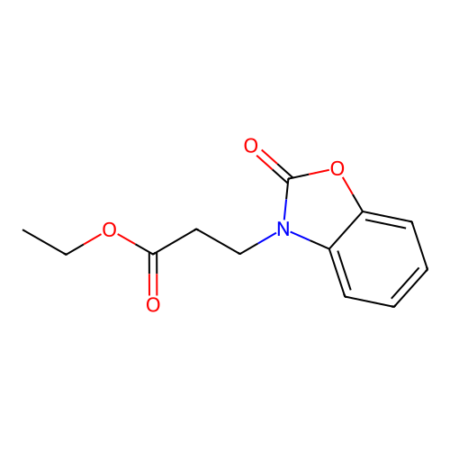 Ethyl 3-(2-oxo-1,3-benzoxazol-3-yl)propanoate structure